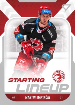 Martin Marincin Trinec Tipsport ELH 2022/23 SportZoo 2. serie Starting LINEUP #SL-03